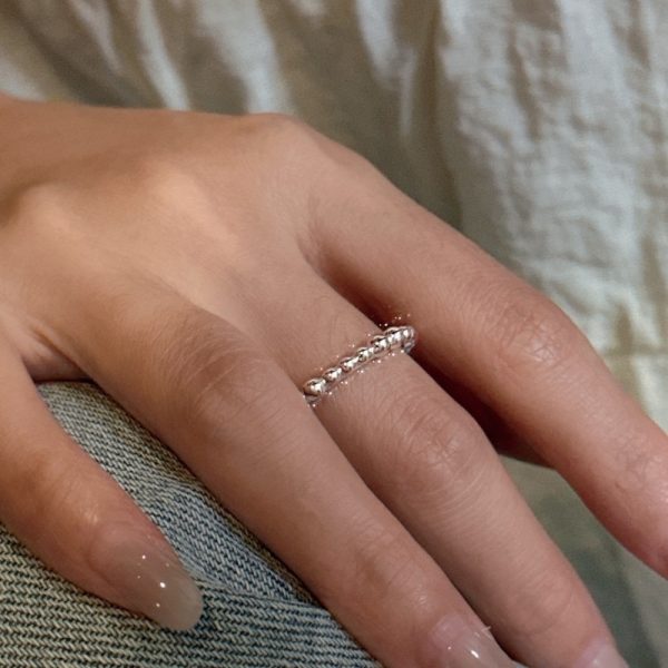 Wholesale 925 Sterling Silver Thin Bead Ring - Image 6