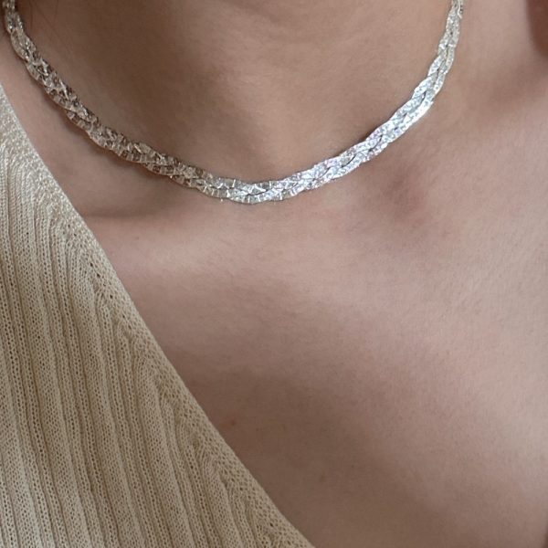 Wholesale 925 Sterling Silver Italian Woven Necklace - Image 4