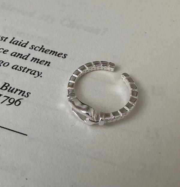 Wholesale 925 Sterling Silver Horseshoe Ring - Image 2