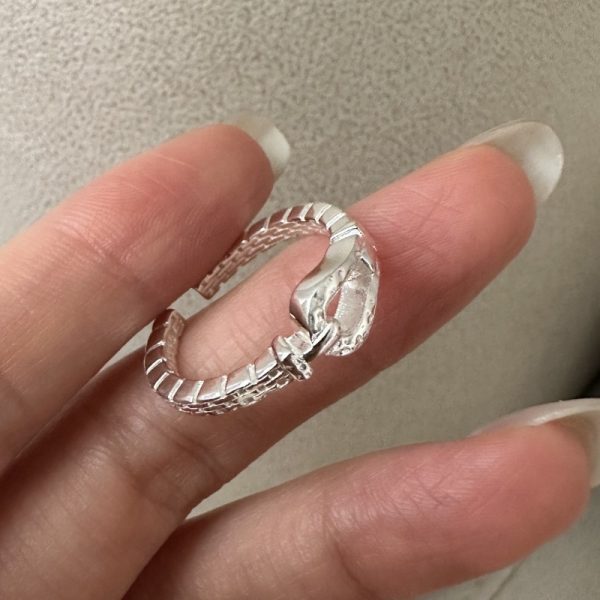 Wholesale 925 Sterling Silver Horseshoe Ring - Image 3