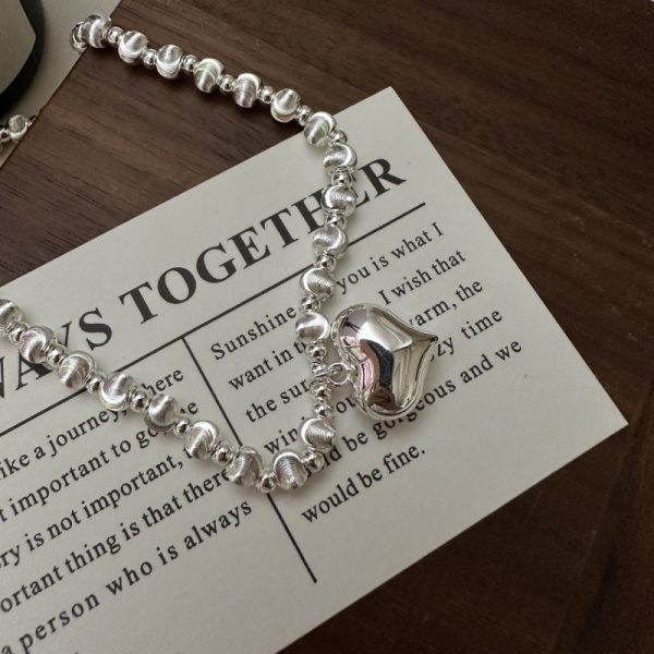 Wholesale 925 Sterling Silver Cat Eye Love Necklace - Image 2