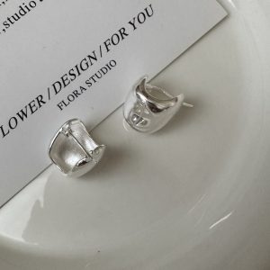 Wholesale 925 Sterling Silver Irregular Earrings