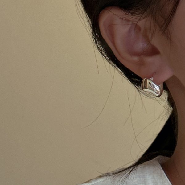 Wholesale 925 Sterling Silver Irregular Earrings - Image 5