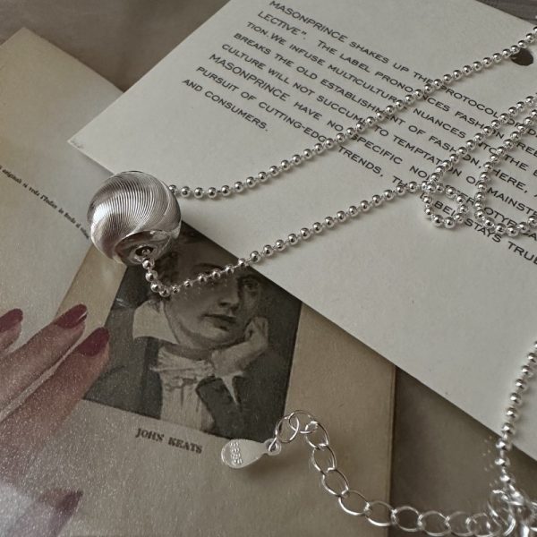 Wholesale 925 Sterling Silver Cat's Eye Beads Necklace - Image 2