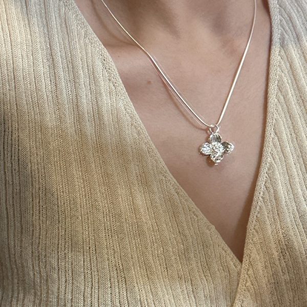 Wholesale 925 Sterling Silver Flower Pendant - Image 4