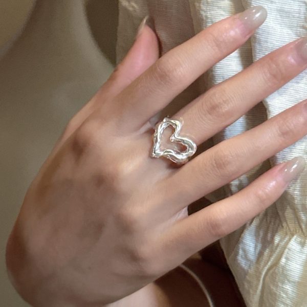 Wholesale 925 Sterling Silver Love Ring - Image 5