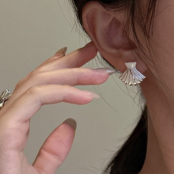 Wholesale 925 Sterling Silver Shell Stud Earrings & Ring - Image 6