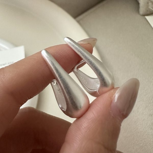 Wholesale 925 Sterling Silver Irregular Earrings - Image 3