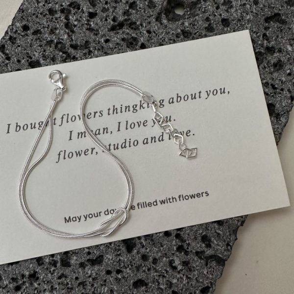 Wholesale 925 Sterling Silver Snake Knot Bracelet - Image 2