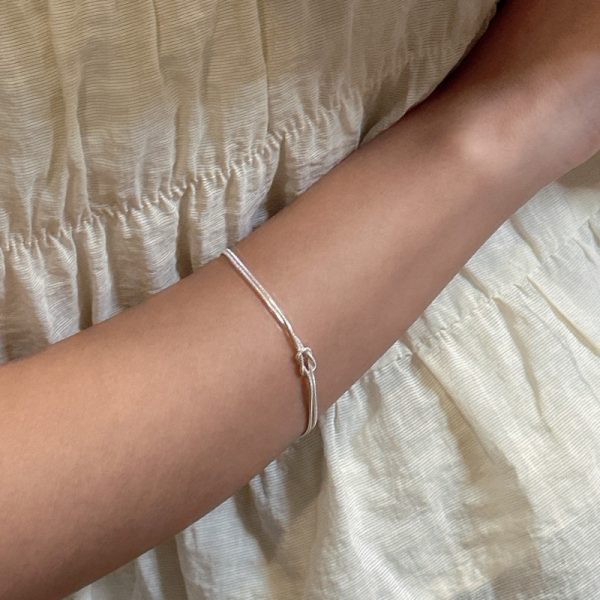 Wholesale 925 Sterling Silver Snake Knot Bracelet - Image 4