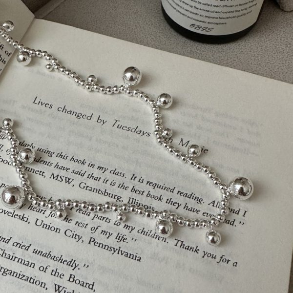 Wholesale 925 Sterling Silver Bead Necklace - Image 2