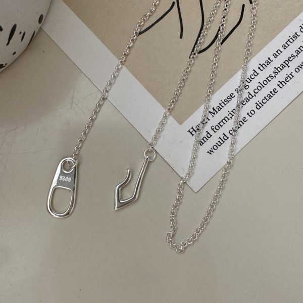 Wholesale 925 Sterling Silver Pearl Buckle Chain
