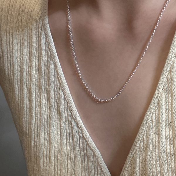 Wholesale 925 Sterling Silver Pearl Buckle Chain - Image 5