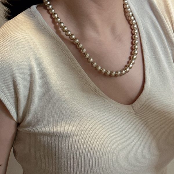 Wholesale 925 Sterling Silver Glass Crystal Pearl Necklace - Image 4