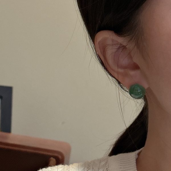 Wholesale 925 Sterling Silver Aventurine Bead Earrings - Image 5