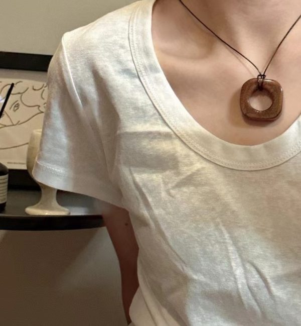 Wholesale 925 Sterling Silver Geometric Natural Stone Necklace - Image 6