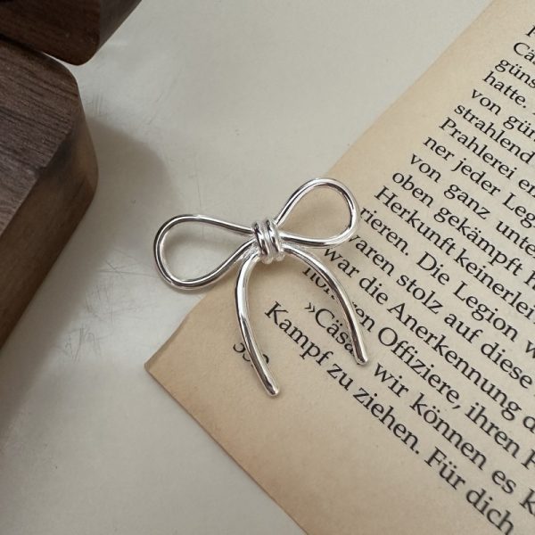Wholesale 925 Sterling Silver Bow Pendant - Image 2