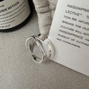 Wholesale 925 Sterling Silver Plain Line Ring