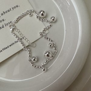 Wholesale 925 Sterling Silver Bead Bracelet
