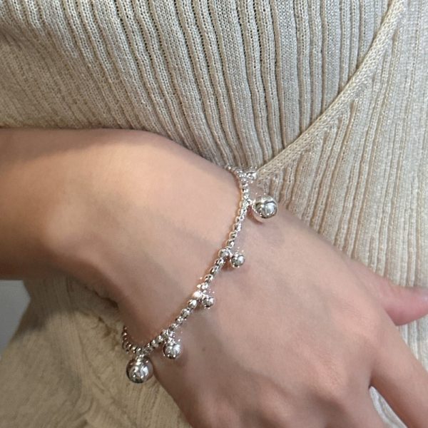 Wholesale 925 Sterling Silver Bead Bracelet - Image 5
