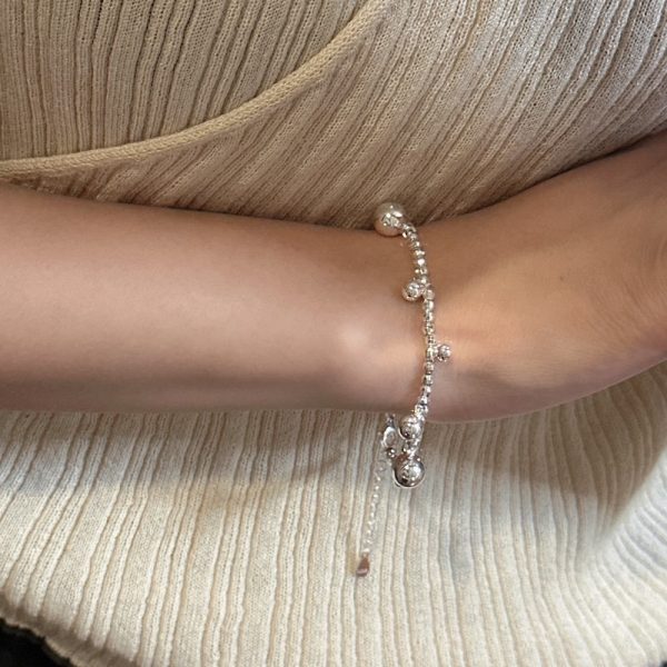 Wholesale 925 Sterling Silver Bead Bracelet - Image 6