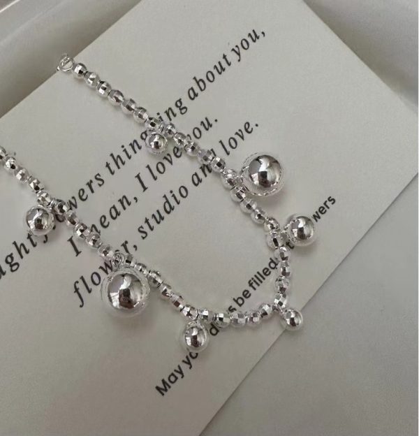 Wholesale 925 Sterling Silver Bead Bracelet - Image 3