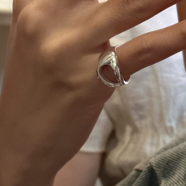Wholesale 925 Sterling Silver Hollow Ring - Image 4
