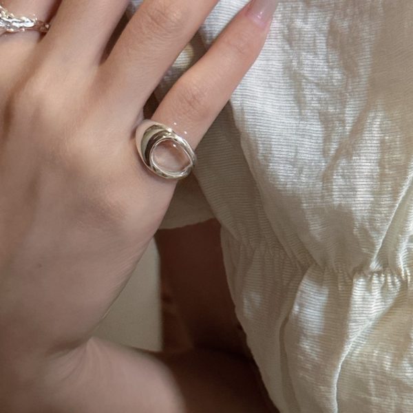Wholesale 925 Sterling Silver Hollow Ring - Image 6
