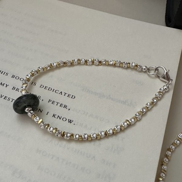 Wholesale 925 Sterling Silver Natural Stone Bracelet - Image 2
