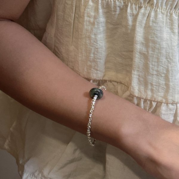 Wholesale 925 Sterling Silver Natural Stone Bracelet - Image 4