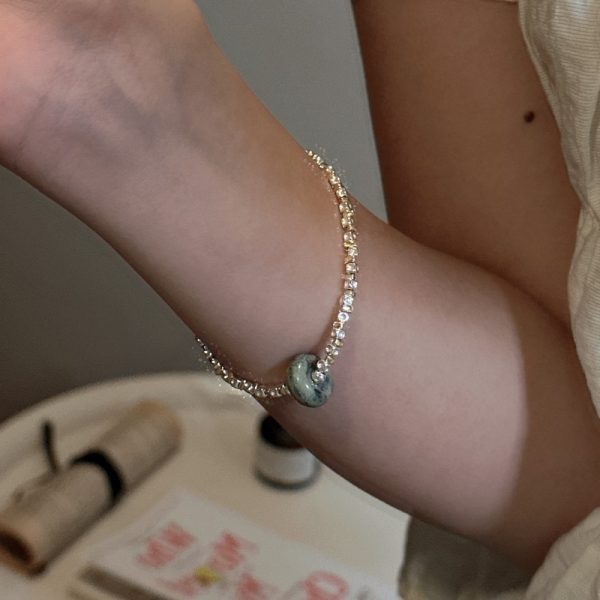 Wholesale 925 Sterling Silver Natural Stone Bracelet - Image 6