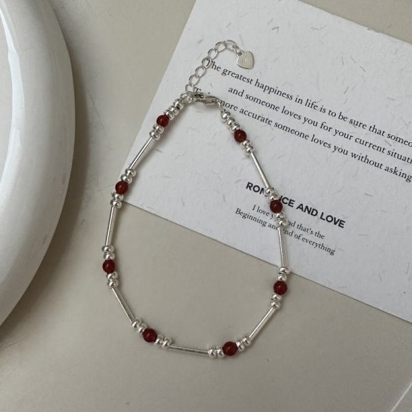 Wholesale 925 Sterling Silver Beaded Bracelet - Image 2