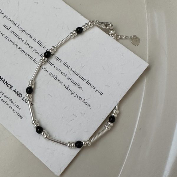 Wholesale 925 Sterling Silver Beaded Bracelet - Image 3