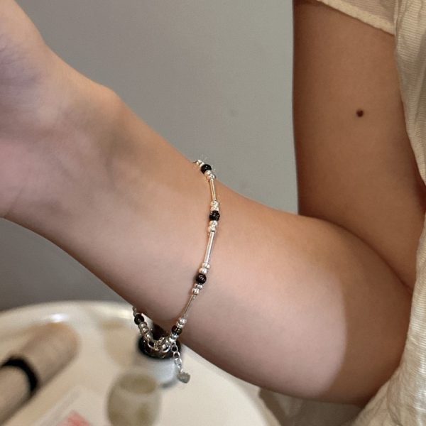 Wholesale 925 Sterling Silver Beaded Bracelet - Image 5