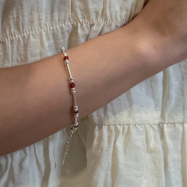 Wholesale 925 Sterling Silver Beaded Bracelet - Image 6
