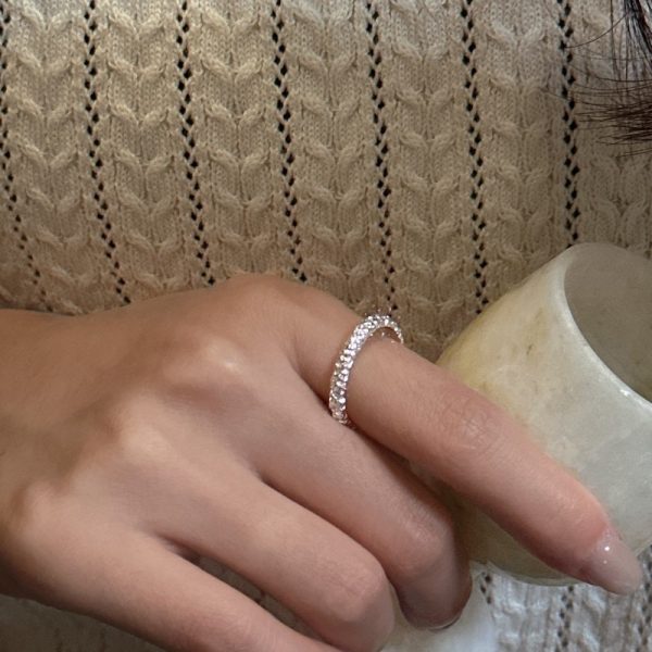 Wholesale 925 Sterling Silver Pleated Ring - Image 5