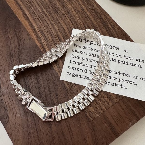 Wholesale 925 Sterling Silver Watch Band Bracelet - Image 2