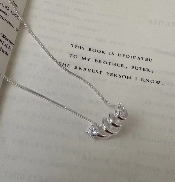 Wholesale 925 Sterling Silver Spring Zircon Necklace - Image 2
