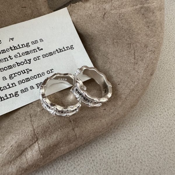 Wholesale 925 Sterling Silver Chanceux Hoop Earrings - Image 2