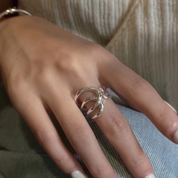 Wholesale 925 Sterling Silver Multi-line ring - Image 4