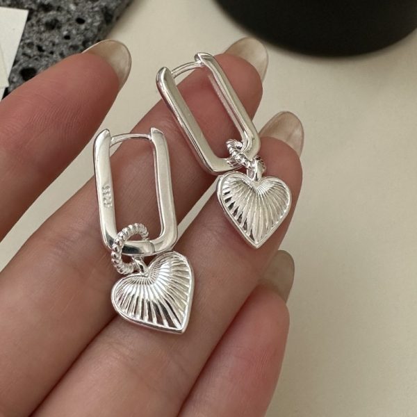 Wholesale 925 Sterling Silver Love Earrings - Image 3