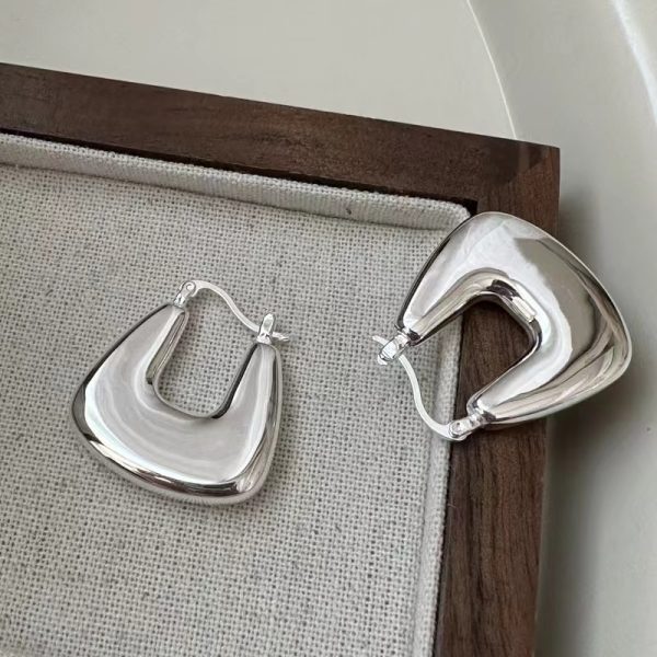 Wholesale 925 Sterling Silver Chunky Bag Earrings - Image 2