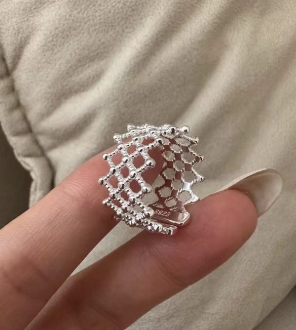 Wholesale 925 Sterling Silver Mesh Ring - Image 2