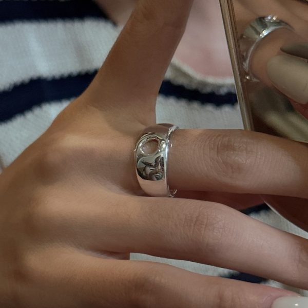 Wholesale 925 Sterling Silver Hollow Ring - Image 6