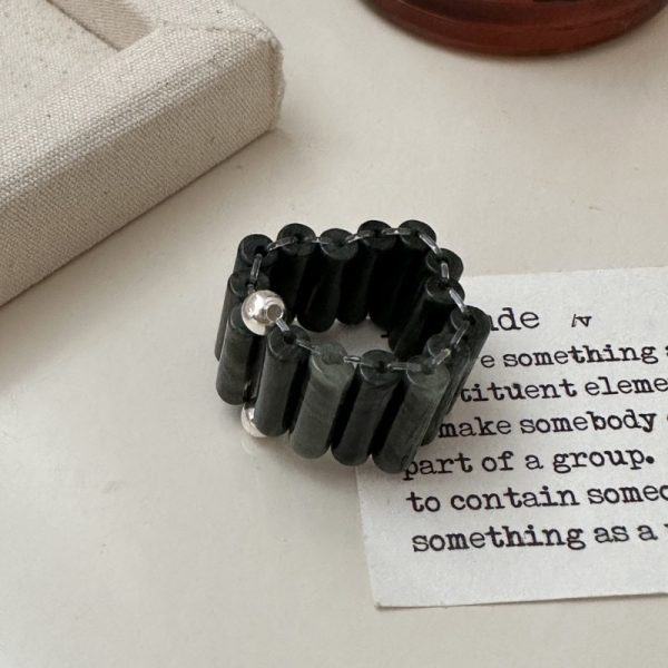 Wholesale 925 Sterling Silver Natural Stone Ring - Image 2