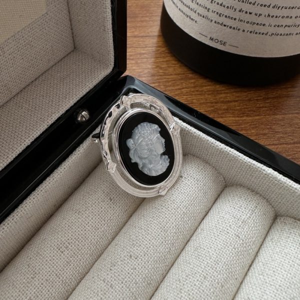 Wholesale 925 Sterling Silver Cameo Figure Ring - Image 2