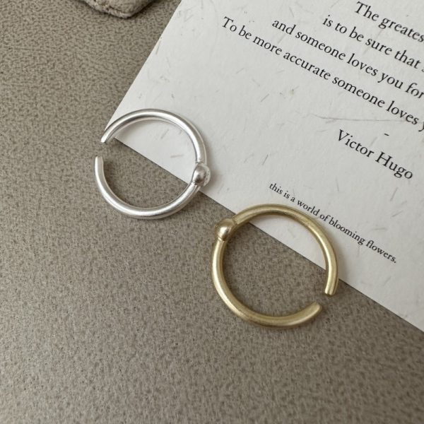 Wholesale 925 Sterling Silver Frosted Light Ring - Image 2