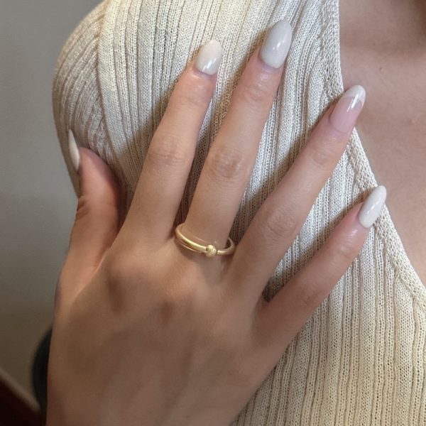Wholesale 925 Sterling Silver Frosted Light Ring - Image 6