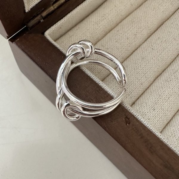 Wholesale 925 Sterling Silver Cross Line Ring - Image 2