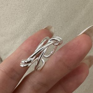 Wholesale 925 Sterling Silver Cross Line Ring
